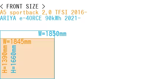 #A5 sportback 2.0 TFSI 2016- + ARIYA e-4ORCE 90kWh 2021-